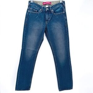 UNIONBAY Jeans Mens 29x30 Straight Leg Dark Wash Denim Casual Urban Everyday